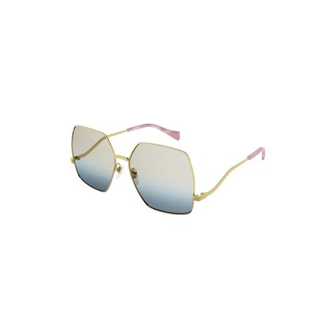 gucci gg1005s|GUCCI Metal Oversized Square Frame Sunglasses GG1005S.